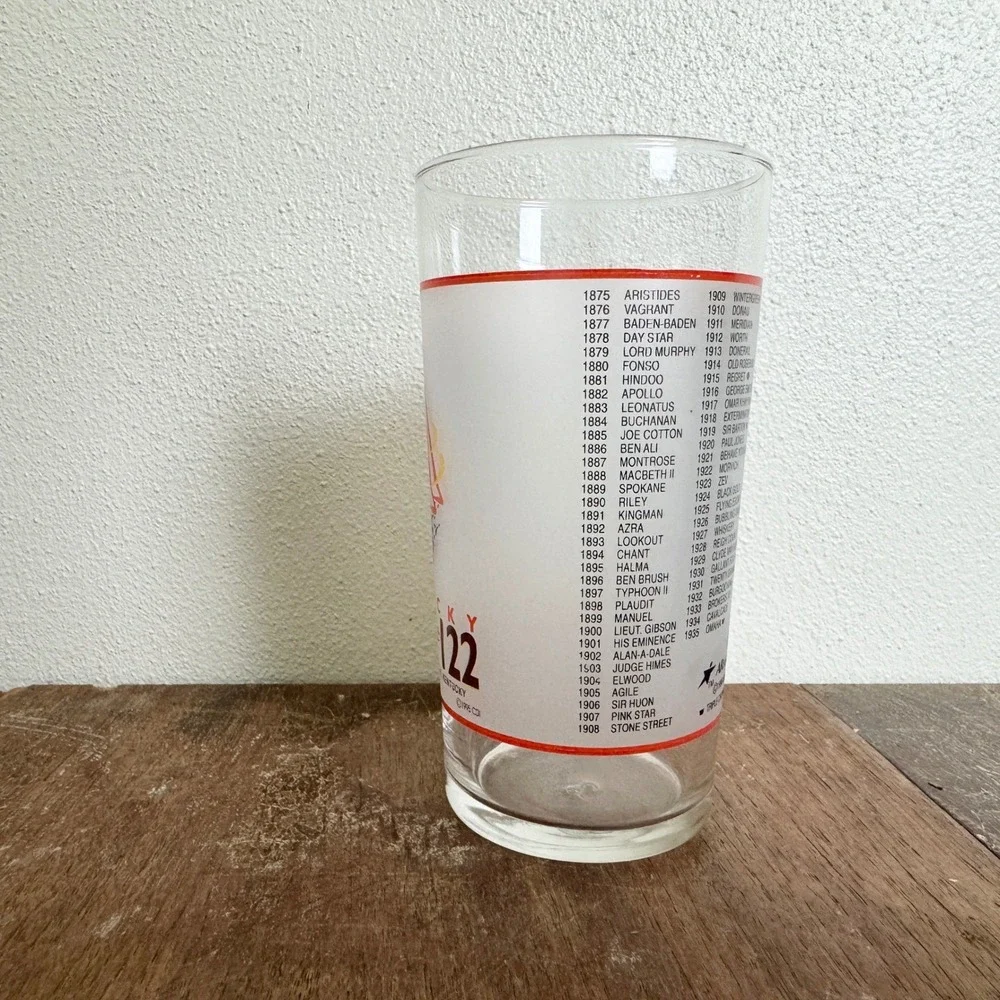 1996 Kentucky Derby Churchill Downs 122nd‎ Race Collectible Mint Julep Glass